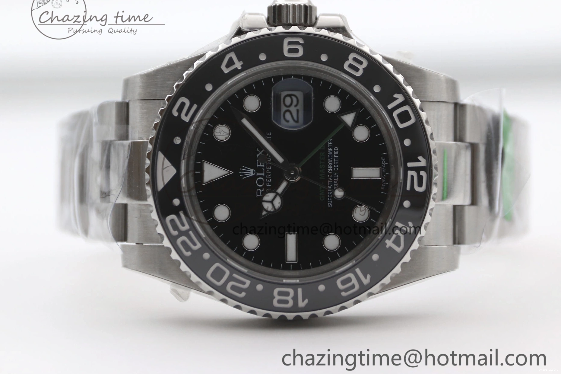 0215 Tailored GMT Master II 116710 LN 904L SS TW+ Best Edition on Oyster Bracelet VR3186 CHS 1980